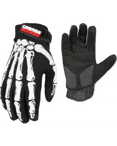 GREASE MONKEY Bones Xtreme Black Out Mechanic Work Gloves