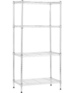 Visit the Store 4-Shelf Adjustable Storage Shelving Unit for Garage 200 Pound