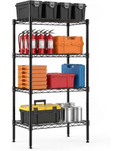 NEWBULIG 4-Tier Wire Storage Shelves Heavy Duty 200 lbs