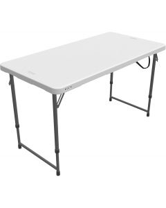 LIFETIME Fold-in-Half Adjustable Folding Table, Bundle of 2