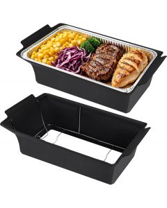 foedo 2-Pack Foldable Chafing Dish Wind Guard for Buffet Foldable 2-Pack, Bundle of 2