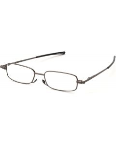 Foster Grant Gavin Fold Flat Rectangular Reading Glasses Glass Metal 48 mm