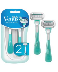 Gillette Venus Extra Smooth Sensitive Disposable Razors for Women with 2 Count, Bundle of 3