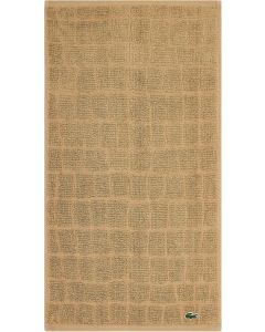 Lacoste Croc Scale 100% Cotton Bath Hand Towel Cotton, Bundle of 2