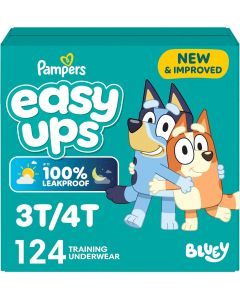 [Delivered by May 3, 2026] Pampers Training Pants - Easy Ups Boys & Girls 124 Count
