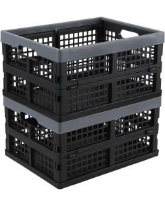 Pekky 2 Packd Collapsible Crates Plastic