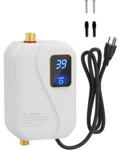 [Delivered by May 4, 2026] OVAS HOO Electric Tankless Water Heater 110V Electric Digital Portable