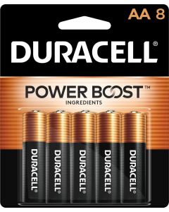 DURACELL Coppertop AA Batteries 8 Count, Bundle of 5
