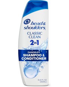 Head &amp; Shoulders Classic Clean 2-in-1 Anti-Dandruff Shampoo and, Bundle of 4