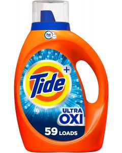 Tide Ultra Oxi Boost Liquid Laundry Detergent, Bundle of 2