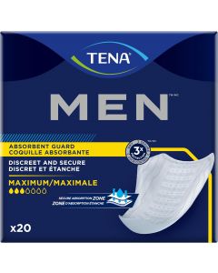 Tena Incontinence Guards for Men 20 ct, Bundle of 3