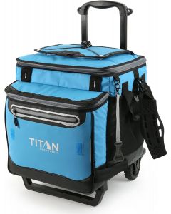 Titan by Arctic Zone Collapsible Wheeled Soft Sided Cooler with