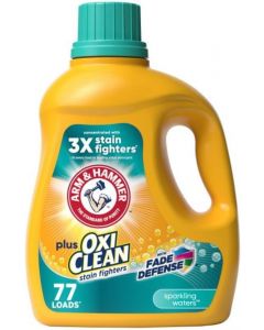 Arm &amp; Hammer Plus OxiClean Fade Defense Liquid Laundry Detergent, Bundle of 3