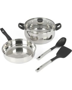 Oster Rametto 5 pc Stainless Steel Pots and Stainless Steel 5 pc