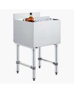 VEVOR Commercial Ice Bin Stainless Steel 19 Inch