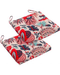 Makimoo 2-Pack Outdoor/Indoor Wicker Patio Seat Cushion Pad with 2-Pack, Bundle of 2