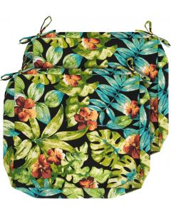 IN4 Care Patio Cushion Covers with Ties 2 Pack, 20x18x4 Inch
