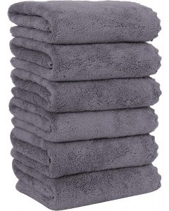MOONQUEEN 6 Pack Premium Microfiber 6 Pack, 28 inches, 16 x 28 inches, Bundle of 2