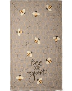 Primitives by Kathy Bee Our Guest Decorative Hand Towel 28.00&quot;, Bundle of 2
