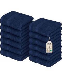Utopia Towels 12 Cotton 12 Pack, 12x12 in, Bundle of 2