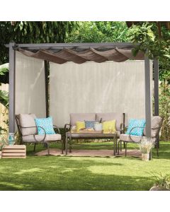 Coolaroo Outdoor Cordless Sun Blocking Roller Shade