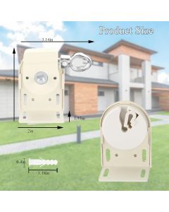 Gabearly Roller Shade Bracket Coolaroo Replacement Parts for Indoor/Outdoor, Bundle of 2