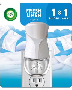 Air Wick Plug in Scented Oil Starter Kit (Warmer, Bundle of 6