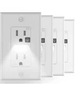 [Delivered by May 3, 2026] SOZULAMP Wall Outlet with Night Light Built-in Electric 10 Pack
