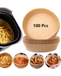 TOGOO Air Fryer Paper Liners 6.3 inch, Bundle of 3