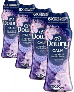 [Delivered by May 14, 2026] Downy Calm In-Wash Laundry Scent Booster Beads Pack of 4, 12.2 OZ