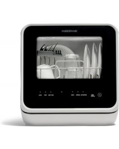 Farberware Portable Countertop Dishwasher with 5-Liter Built-in Water Tank Glass Portable