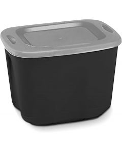 HOMZ Durable Molded Bin Plastic 10 Gallon