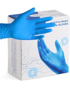PEIPU Nitrile Disposable Gloves，Powder Free, Bundle of 3