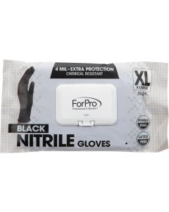 ForPro Professional Collection ForPro Disposable Nitrile Gloves, Bundle of 5