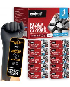 [Delivered by May 4, 2026] London Labs Black Nitrile Gloves Disposable