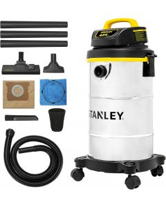 STANLEY Shop Vacuum Wet/Dry Stainless Steel 5 Gallon