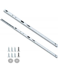 Luomorgo 2 Pcs Metal Drawer Slides Metal 12 Inch, Bundle of 4