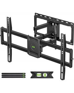 USX MOUNT Full Motion TV Wall Mount for Most 42-90 Wood 90 inch, 132lbs, 600x400mm
