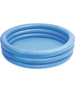 INTEX 59416EP Crystal Blue Inflatable Kiddie Swimming Pool 45in, 10in, Bundle of 2