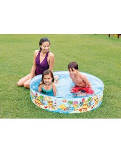 Intex 58477EP Duckling Snapset Pool 4&#039; x 10&quot;, Bundle of 2
