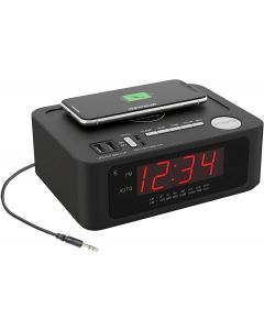 Ken-Tech Digital Alarm Clocks for Bedrooms Wireless Digital