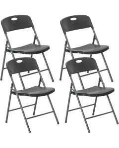 DUMOS Folding Chairs 4 Pack 4 Pack