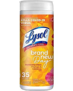 Lysol Disinfectant Wipes Pack of 1, 35ct, Bundle of 6