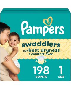 [Delivered by May 4, 2026] Pampers Swaddlers Diapers 198 Count, 14 lbs