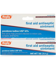 RUGBY LABORATORIES Rugby First Aid Antiseptic Ointment 1 Oz, Bundle of 4