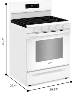 Whirlpool WFGS5030RW 30-Inch 5.0 cu. ft. Freestanding Gas Range
