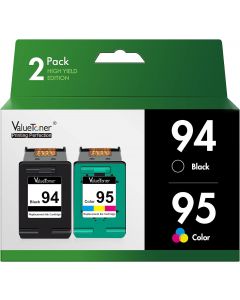 Valuetoner Remanufactured for HP Ink 94 95 Ink Cartridge 2-Pack, Bundle of 2