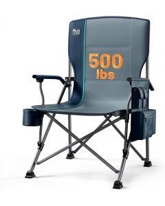 TIMBER RIDGE 500lbs Oversized Folding Camping Chair Heavy Duty Portable 500lbs