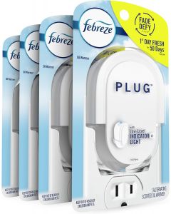 Febreze Plug In Air Freshener Fade Defy Plugs Pack of 4, Bundle of 2
