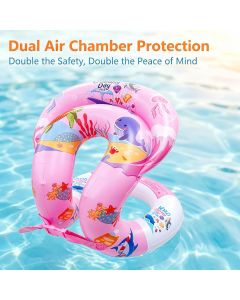 ENOMIN Floaties Swim Vest for Child Portable 90 lbs, Bundle of 2